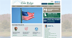 Desktop Screenshot of oakridgetn.gov